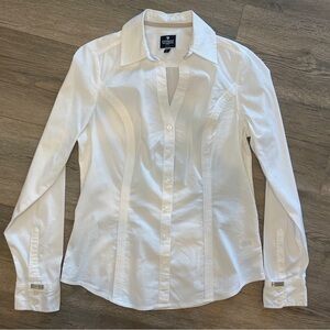 Express button down women’s top size XS white